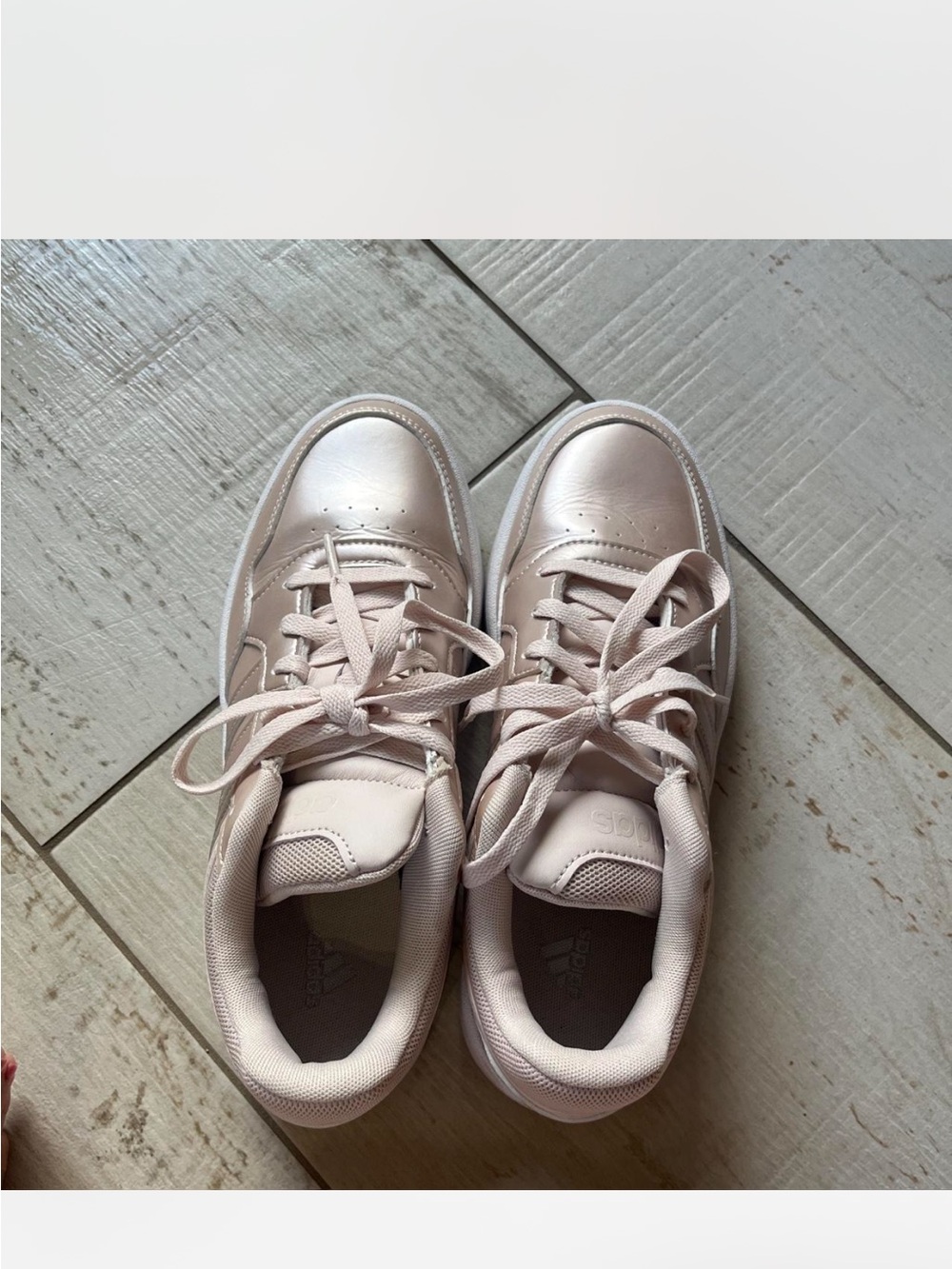 adidas Women's Metallic Blush Lace-Up Sneakers